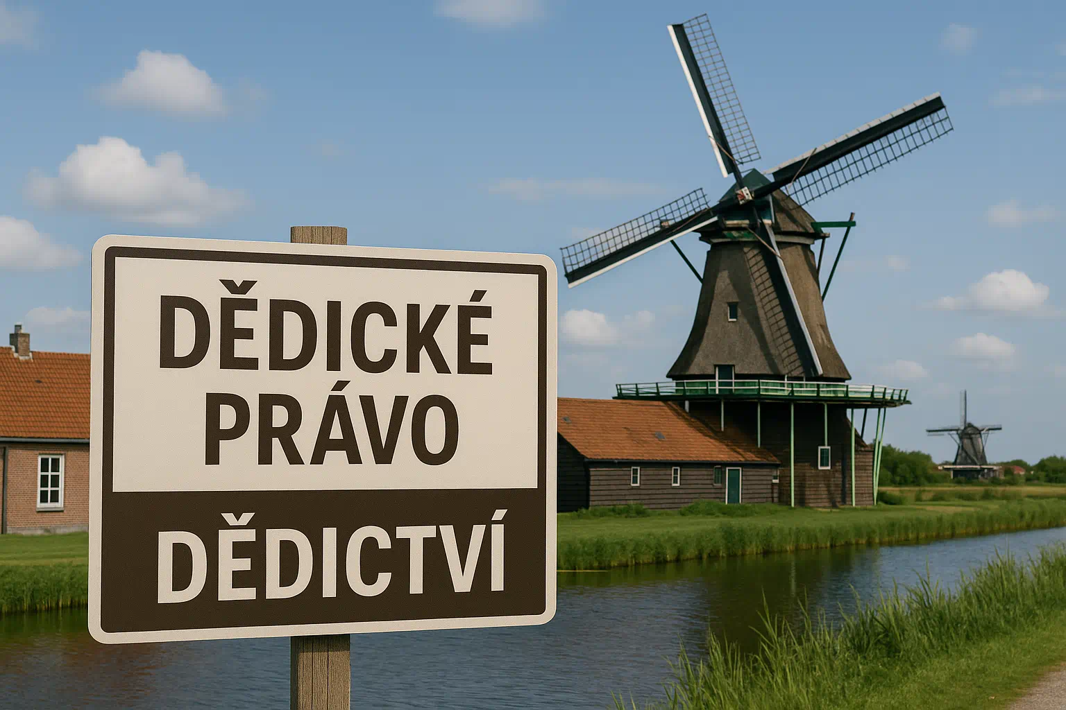 Nizozemské dědické právo; dědických řízení, nemovitost, bankovni ucet
